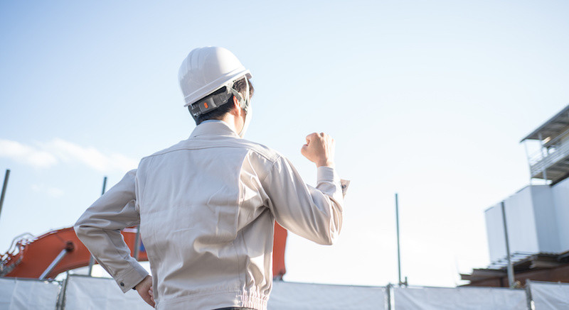 作業中の作業員